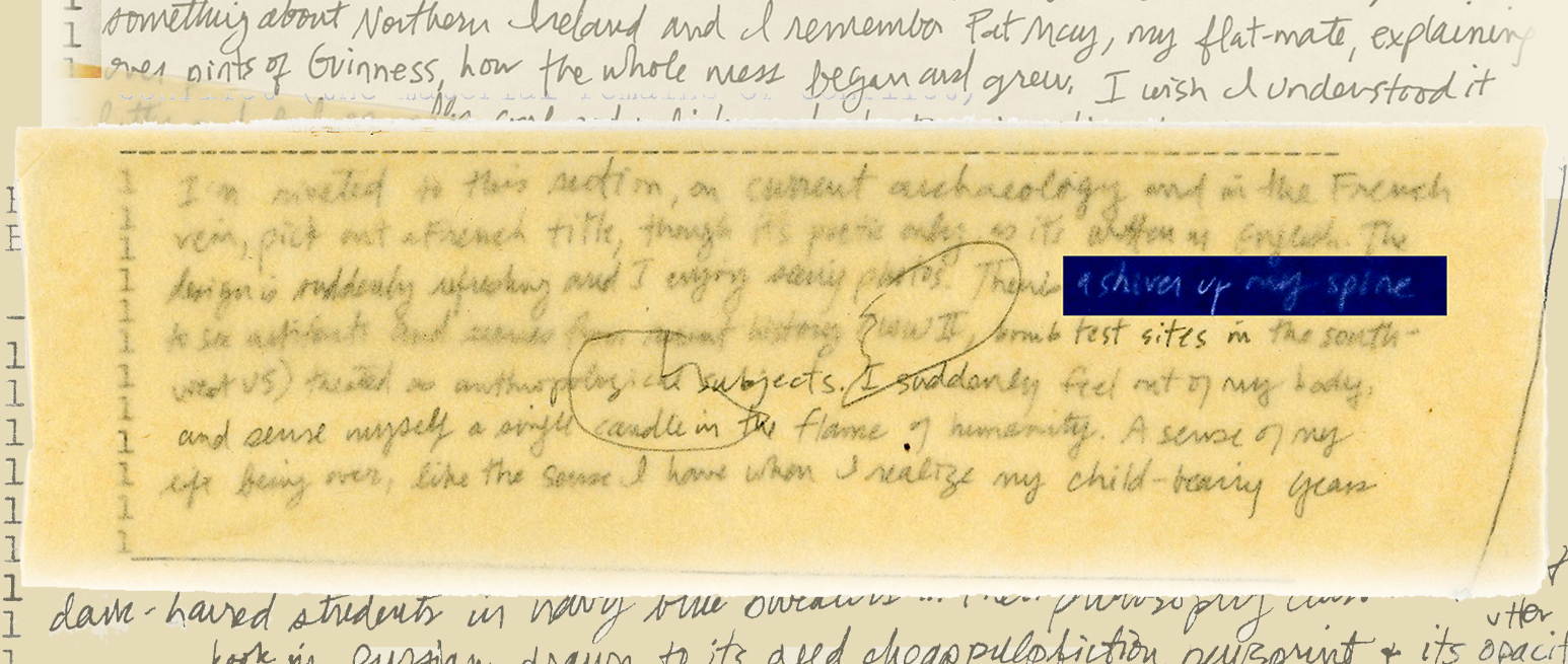 library handwritings copy